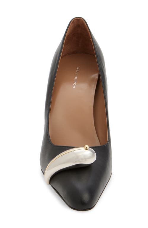 Tory Burch Pierced Xl Pump In Perfect Black