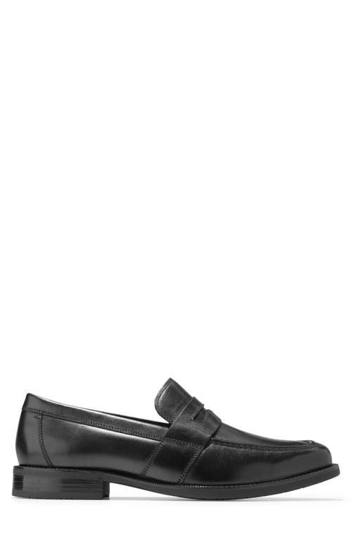 Cole Haan Hawthorne Leather Penny Loafer In Black