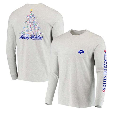 Dallas Cowboys Vineyard Vines Happy Holidays Icon Tree Long Sleeve