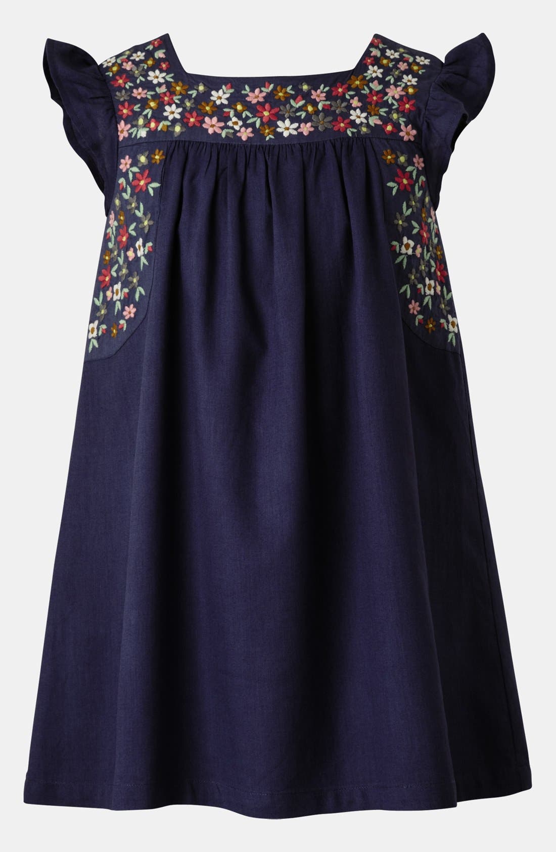 Mini Boden Embroidered Dress (Toddler Girls) Nordstrom