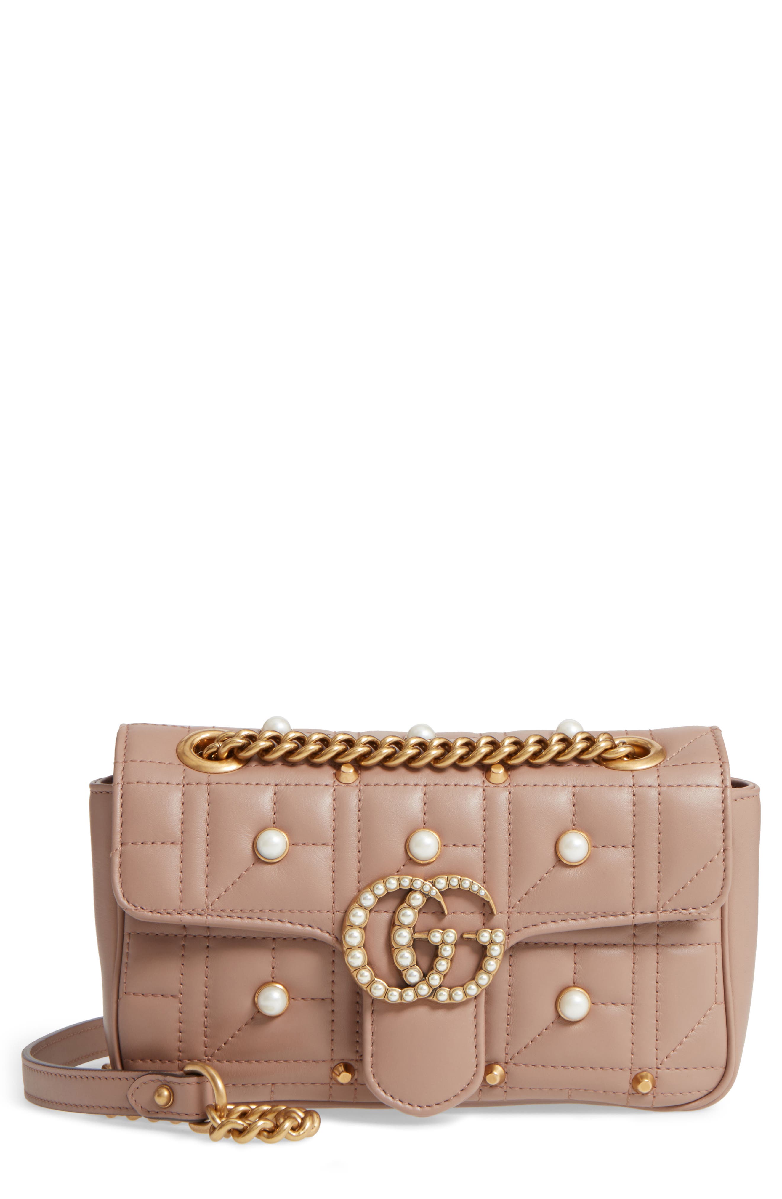 gucci bag with pearls