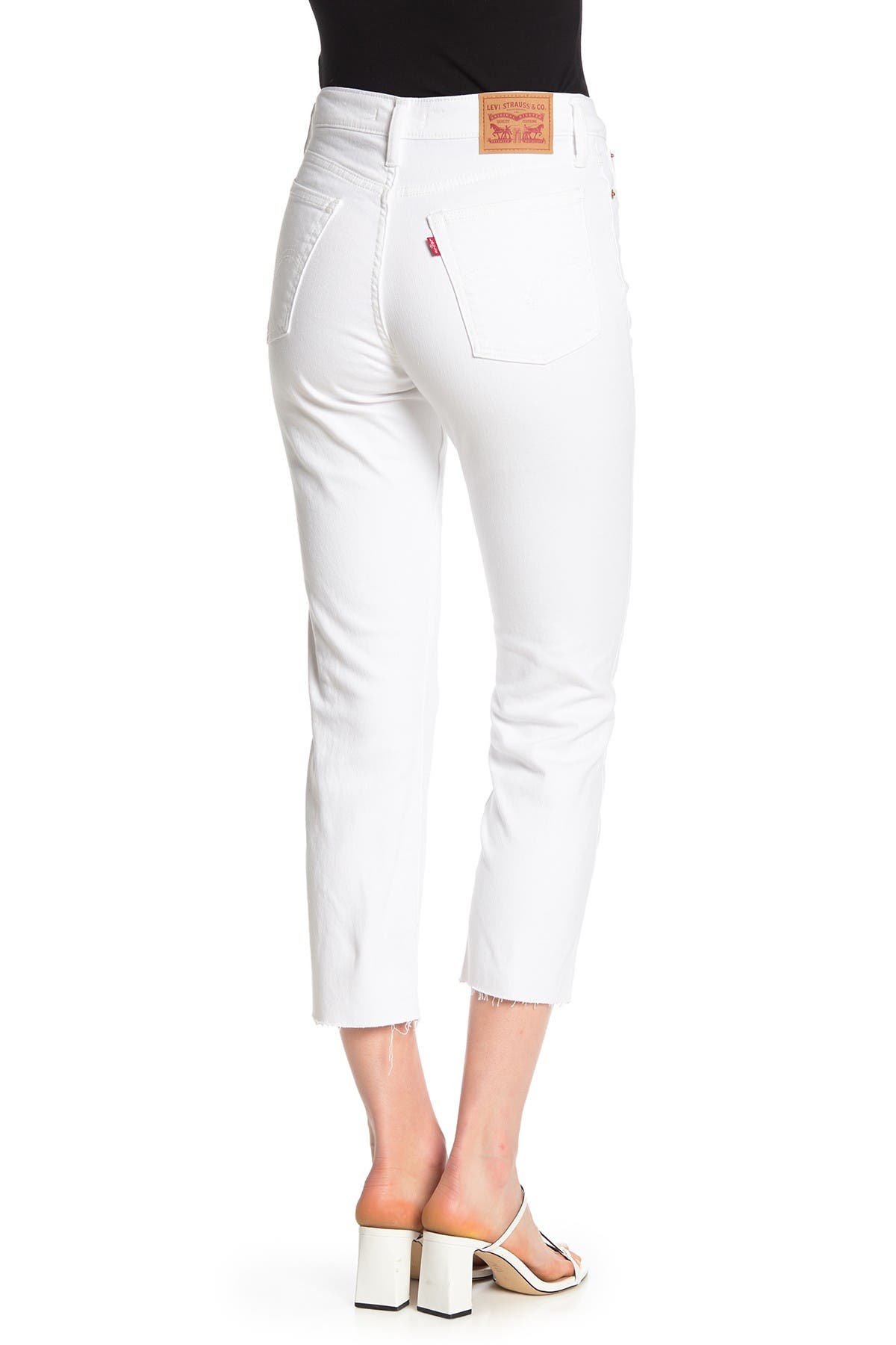 levi's static noise wedgie straight leg jeans