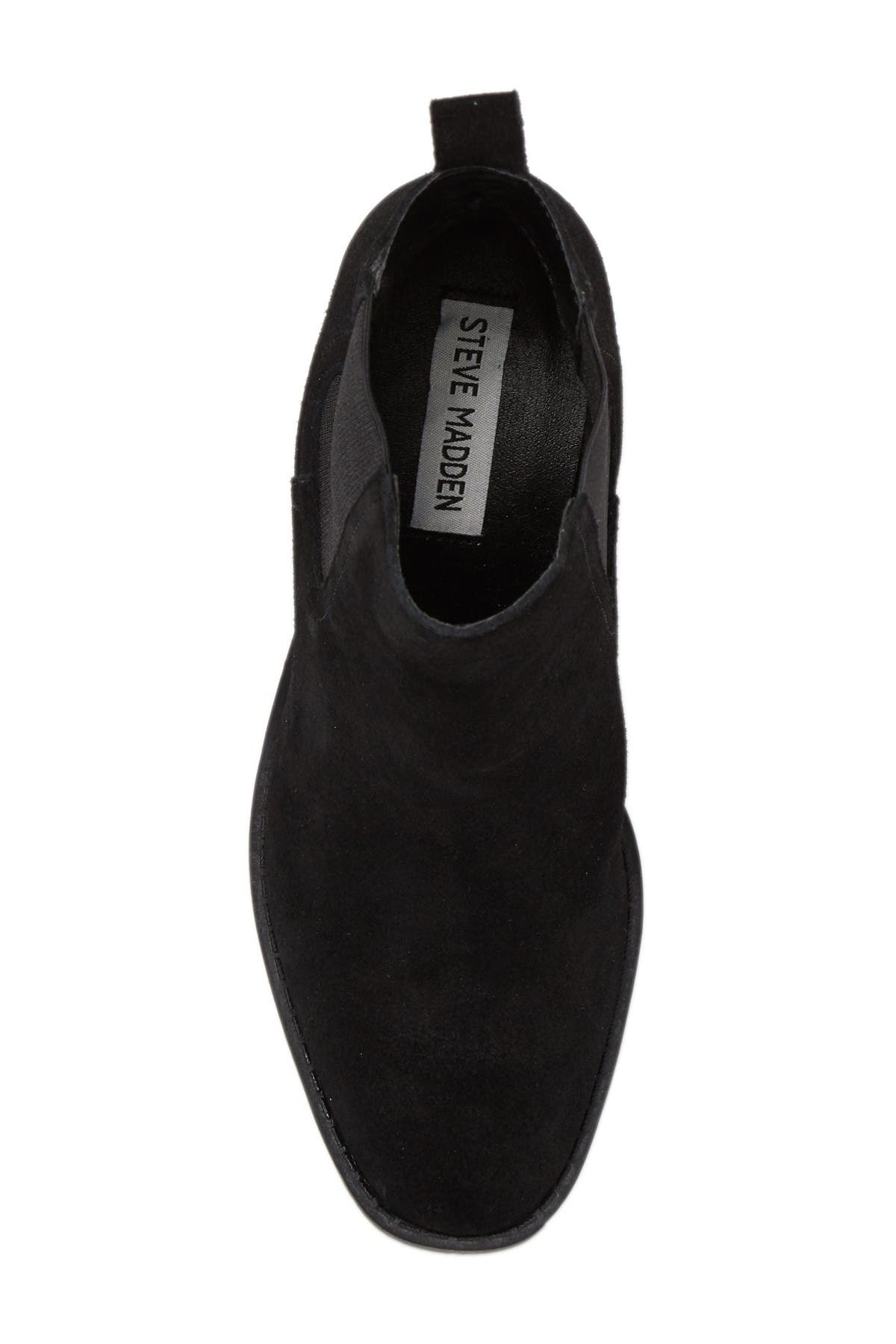steve madden bound block heel chelsea boot