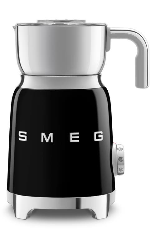 Smeg Black Stainless-steel Milk Frother In Black