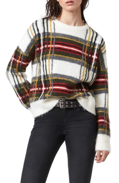 ALLSAINTS Side Check Sweater | Nordstrom