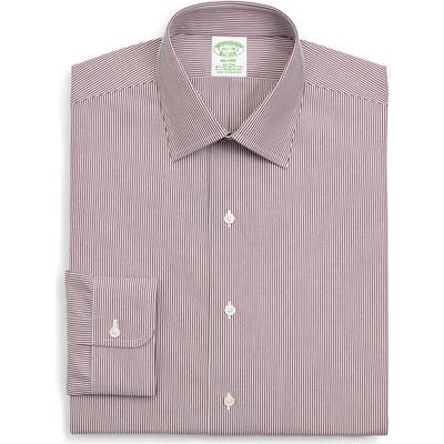 Brooks Brothers Madison Trim Fit Stripe Dress Shirt