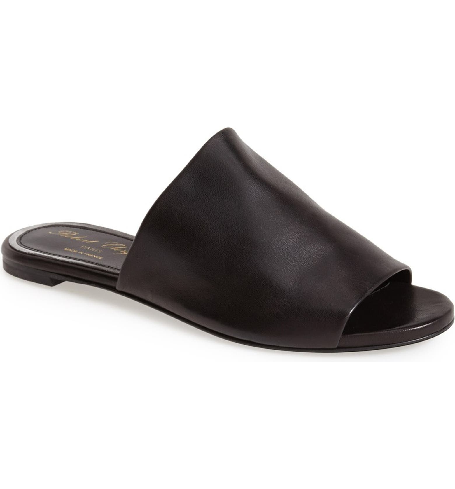 Robert Clergerie Leather Slide Sandal (Women) | Nordstrom