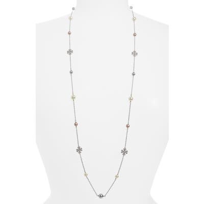Tory Burch Kira Rosary Station Necklace
