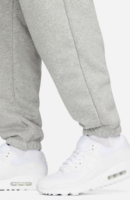 Nike Oversize Fleece Cargo Sweatpants In Gray
