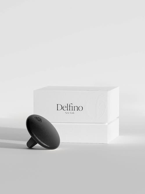 Shop Delfino Fig Black Lambskin Car Diffuser And Insert In Tesla