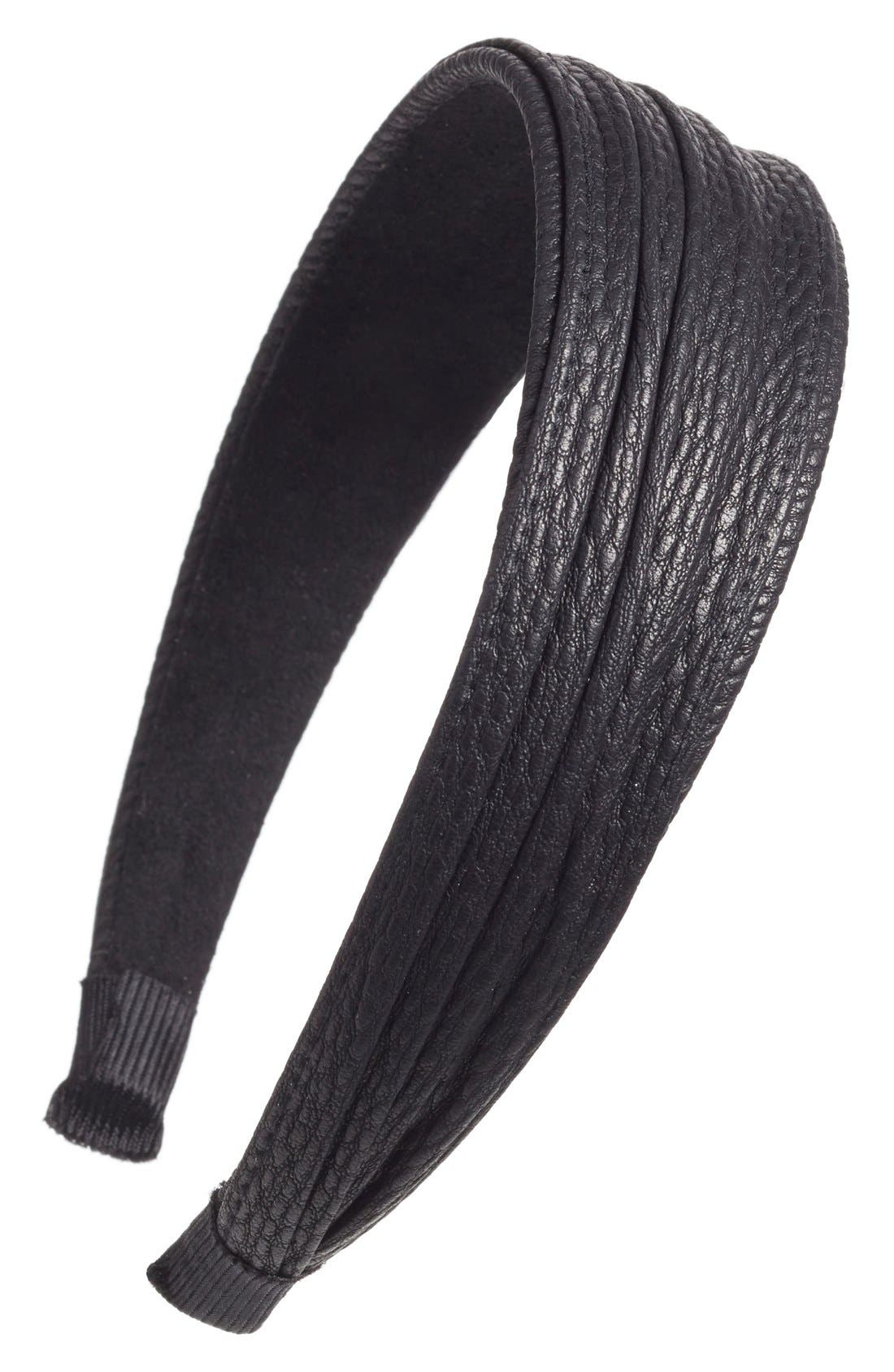 Cara Faux Leather Headband Nordstrom