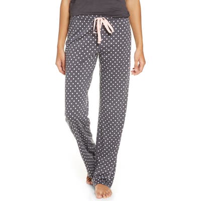 Pj Salvage Polka Dot Pajama Pants, Grey