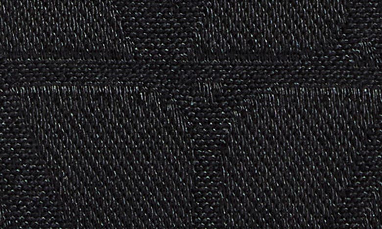 Shop Valentino Logo Jacquard Canvas & Leather Card Case In Nero
