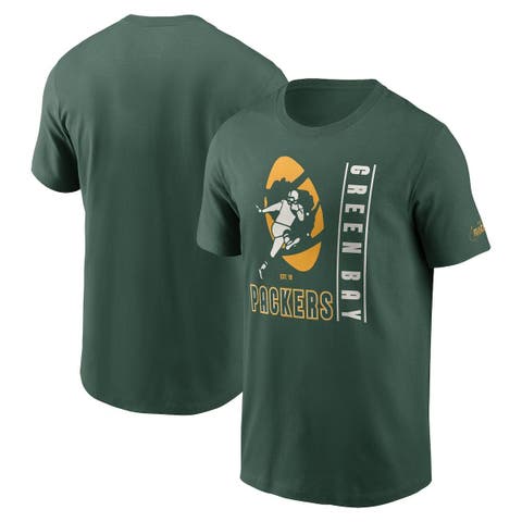 NFL Team Apparel Youth Green Bay Packers Liquid Camo Green T-Shirt