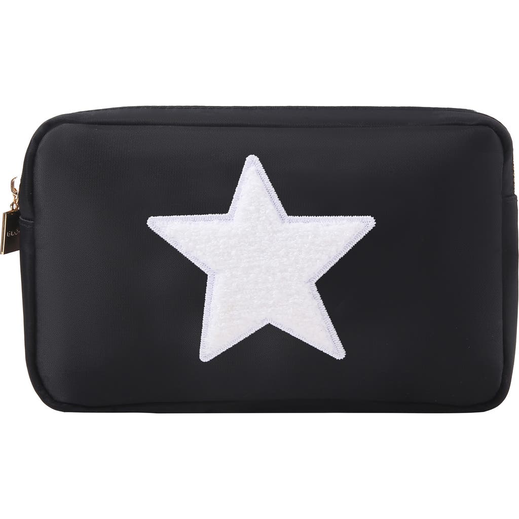 Bloc Bags Medium Star Cosmetics Bag In Black/white
