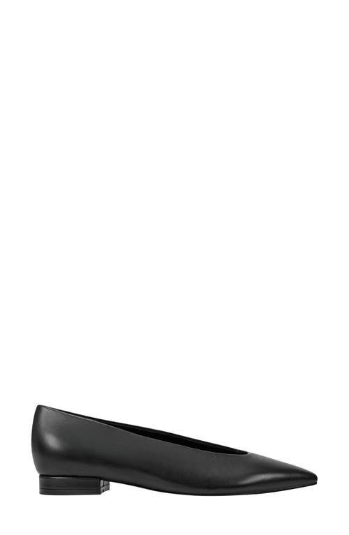 Shop Marc Fisher Ltd Gunner Pointed Toe Flat In Black