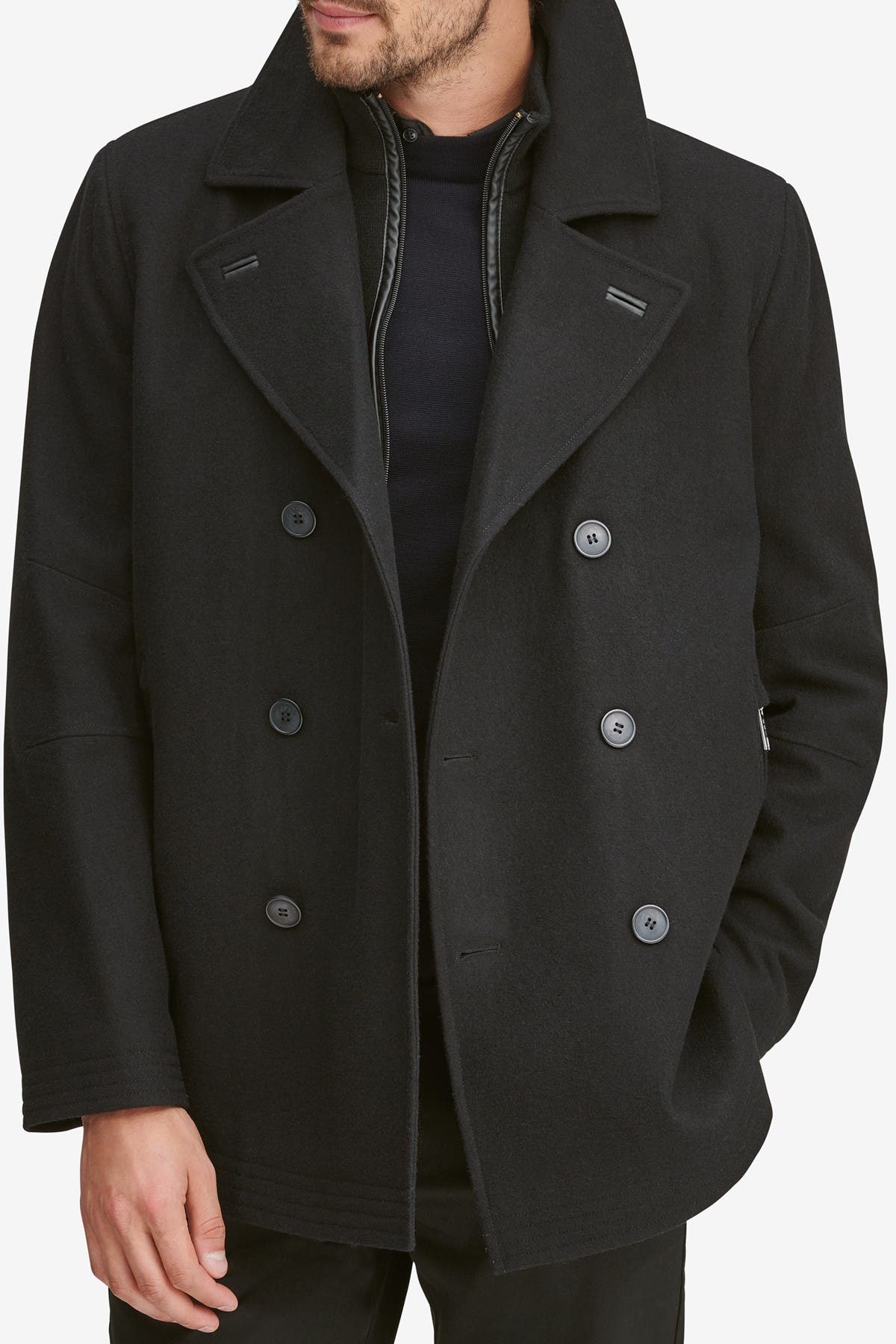 andrew marc emmett double breasted peacoat