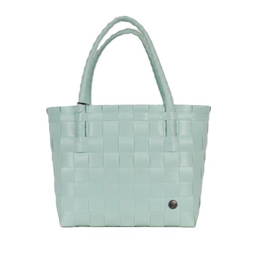 Shop Handed By Paris Recycled Plastic Tote Bag In Soft Mint