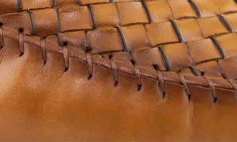 Marc Joseph New York Spring Street Woven Leather Driving Loafer In Cognac Basket Napa