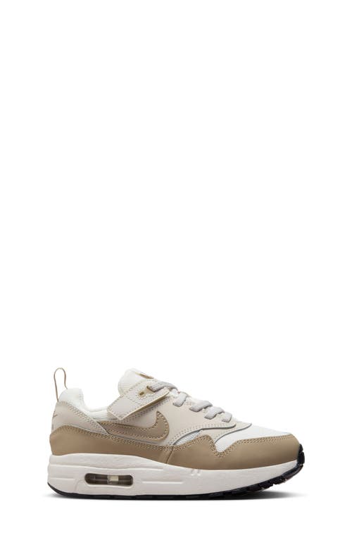 Nike Kids' Air Max 1 Easyon Sneaker In Phantom/ Khaki/ Orewood/ Black