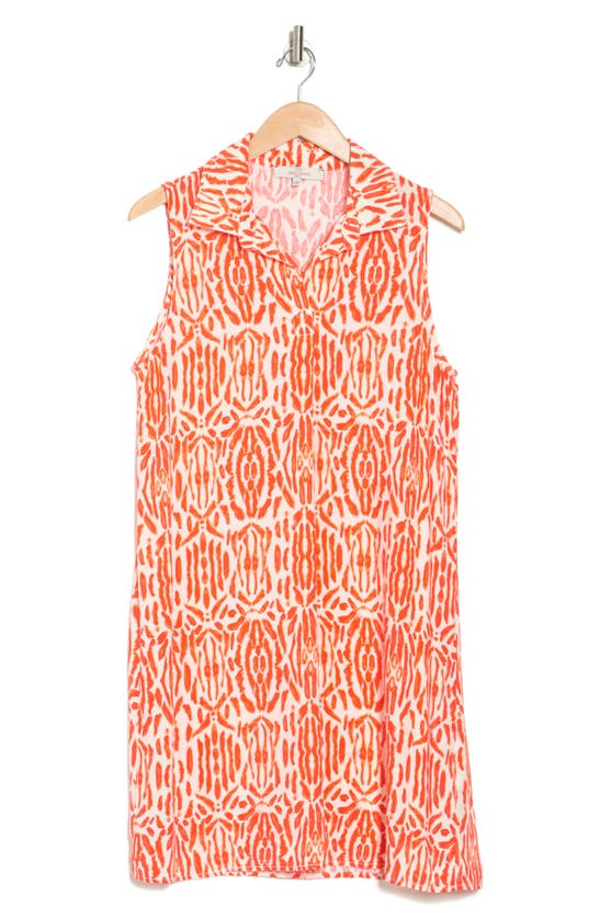 Casa Cabana Anna Shift Dress In Coral