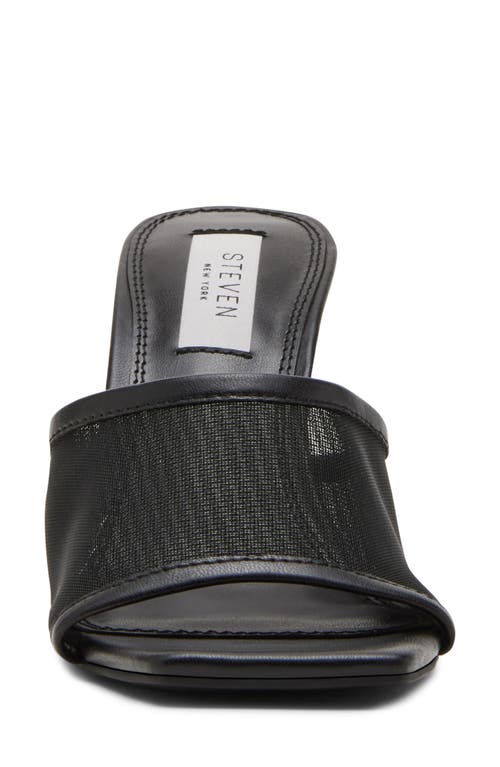 Steven New York Lydia Mesh Sandal In Black