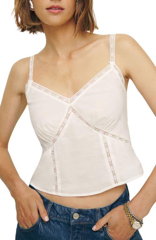 Reformation Christa Top In White