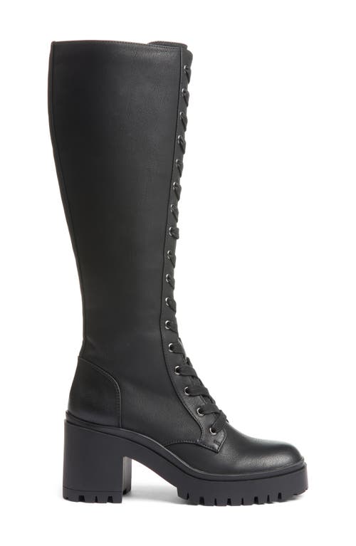 Dirty Laundry Overtimes Smooth Knee High Boot In Black