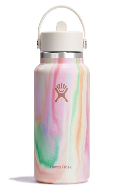 Hydro Flask Sugar Crush 32-Ounce Wide Mouth Flex Straw Cap Water Bottle in Assorted at Nordstrom, Size 32 Oz