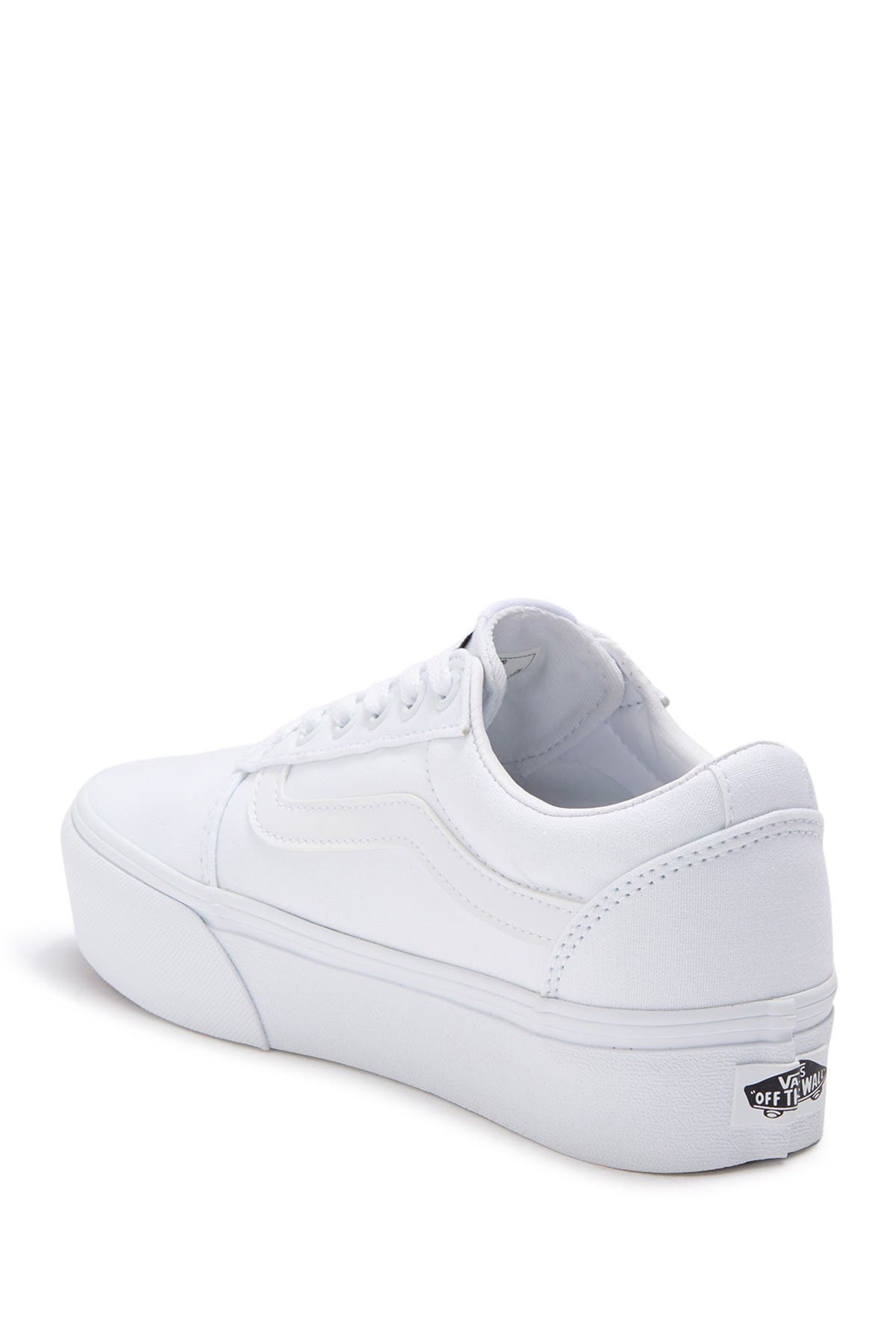 Vans Ward Platform Sneaker In White
