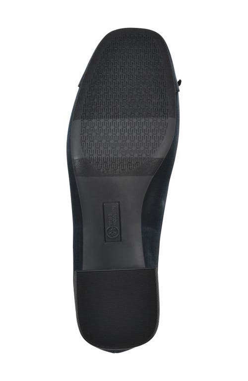 Cliffs By White Mountain Lately Round Toe Pump In Midnight Blue Shimmer Fabric