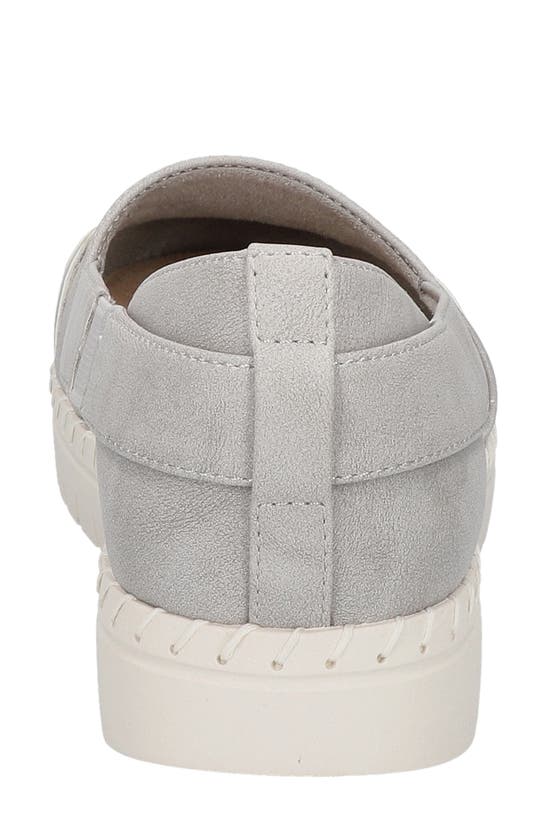 Easy Street Women's Bugsy Comfort Slip-on Flats In Grey