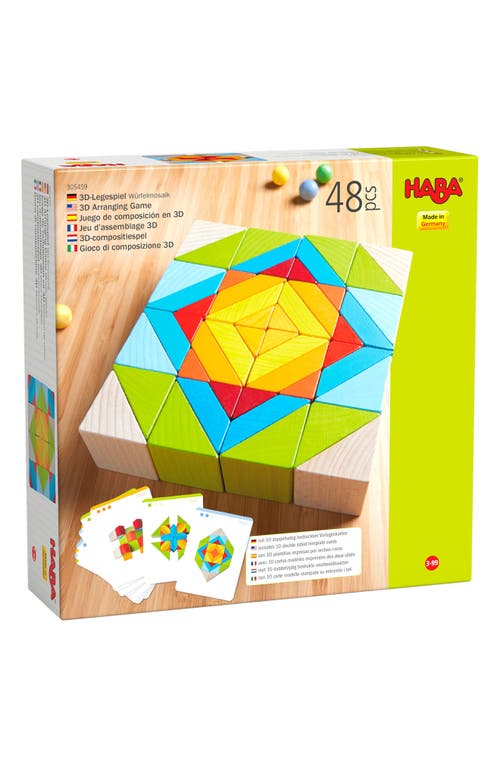 HABA Mosaic 3D Block Arranging Game in Green Multi at Nordstrom
