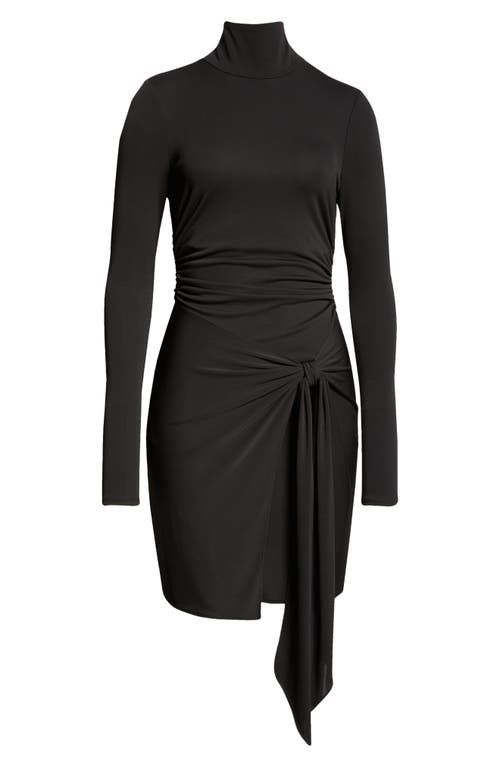 Shop Cinq À Sept Mini Long Sleeve Johnson Dress In Black