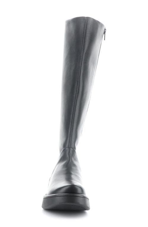 Fly London Mubi Knee High Boot In Black Dublin
