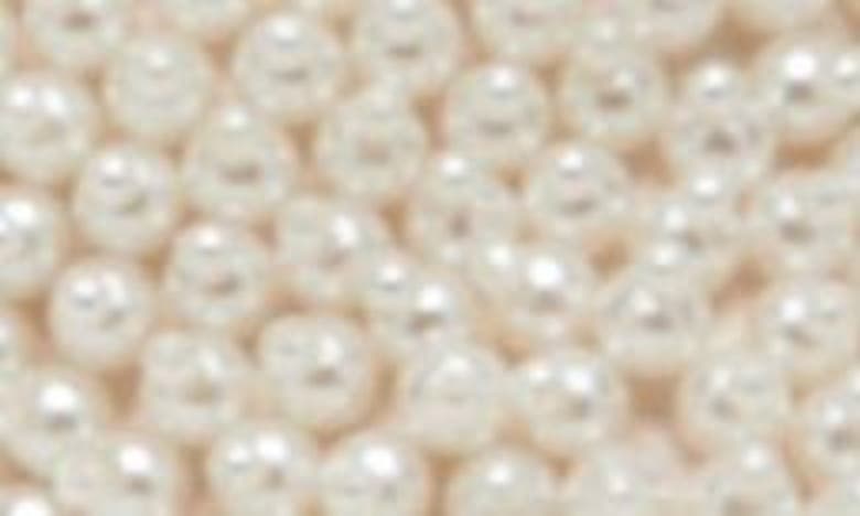 Shop Dolce Vita Nandy Imitation Pearl Slide Sandal In Vanilla Pearls