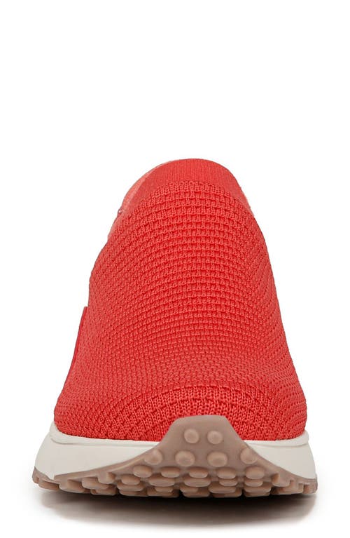 Ryka Jumpstart Womens Knit Arch Support Slip-on Sneakers In Cayenne Red