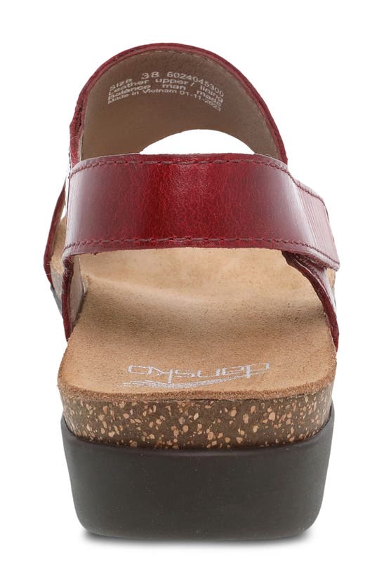 Shop Dansko Reece Sandal In Cinnabar