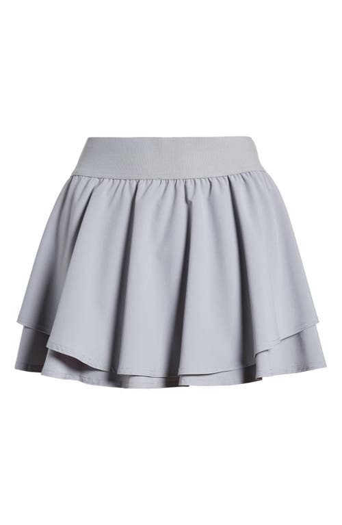 Shop Bp. Sporty Ruffle Mini Skort In Grey Weathervane