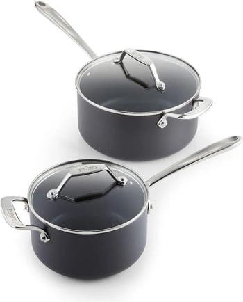 All-Clad Essentials Nonstick Cookware (2.5 Quart Sauce Pan with Lid)