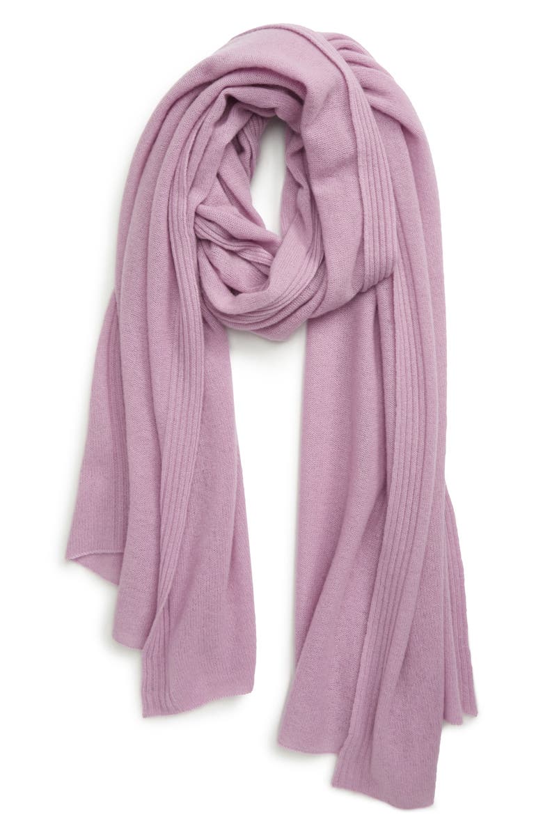 HALOGEN<SUP>®</SUP> Cashmere Scarf, Main, color, PURPLE HERB