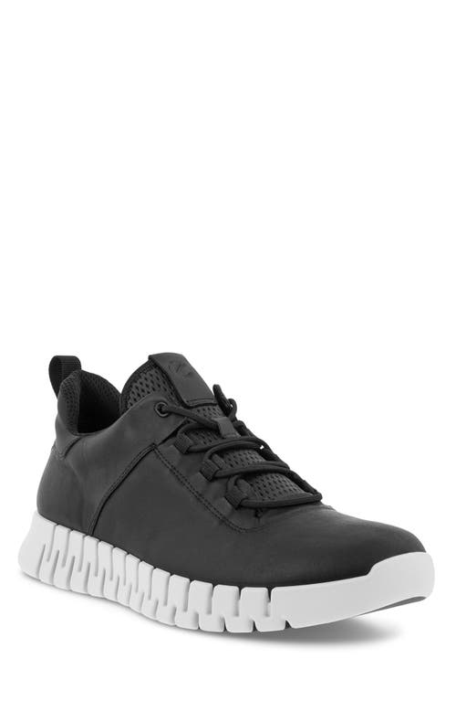 Shop Ecco Gruuv Sneaker In Black/black