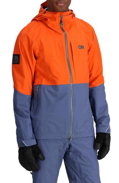 Outdoor Research Carbide Pertex® Shield Waterproof Snow Jacket In Spice/dawn