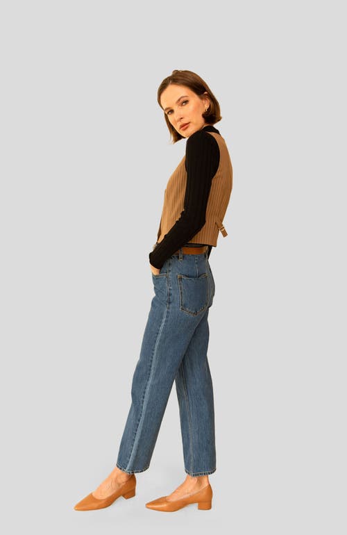 Shop Whimsy + Row Farrah Pant In Dark Denim