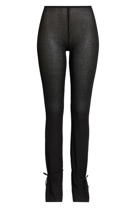 Shop Paloma Wool Foggo Fitted Knit Pants In Black