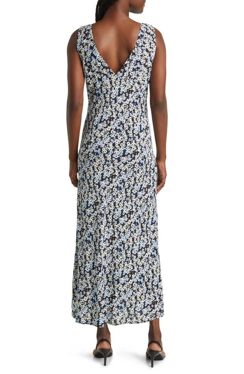 Shop Rails Audrina Floral Print Midi Dress In Midnight Meadow Floral