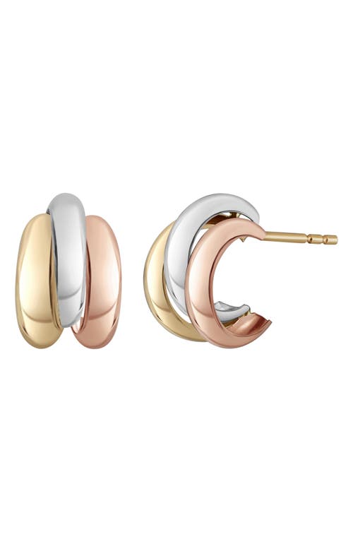 Bony Levy 14K Hoop Earrings in 14K White Yellow Gold 