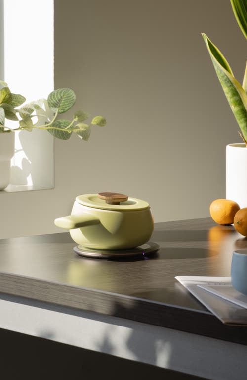 Ohom Fondi Self-heating Fondue Set In Verde Green