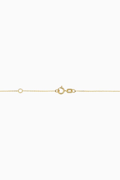 Shop Oradina 14k Gold Brooklyn Bar Drop Necklace In Yellow Gold