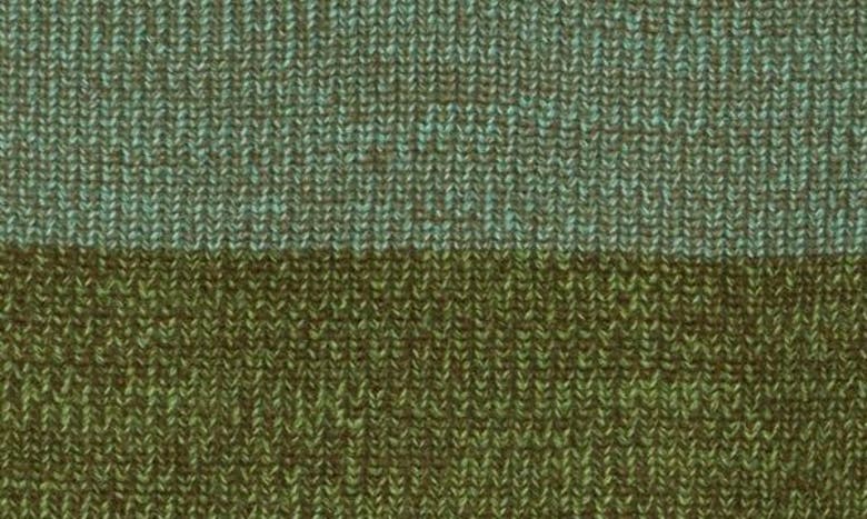 Shop Waste Yarn Project Ida Wool Blend V-neck Sweater Vest In Tonal Green